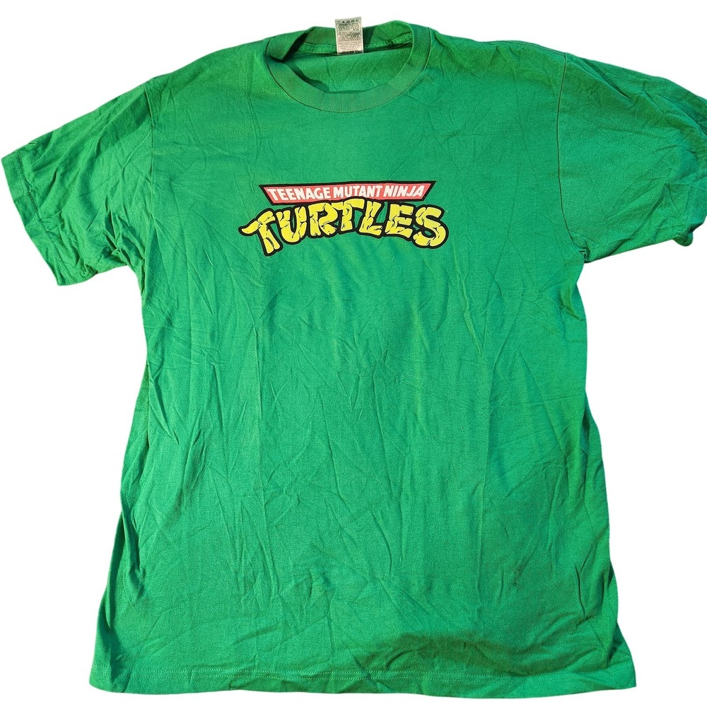 Vintage Y2K Teenage Mutant Ninja Turtles Shirt Mens Large‎ Graphic Tee T-Shirt